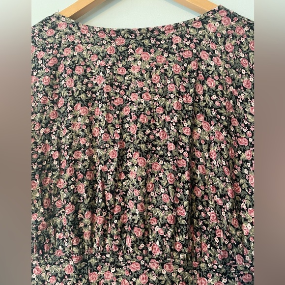 All That Jazz Vintage 90’s Floral Button Up Dress 7/8 - Picture 12 of 13